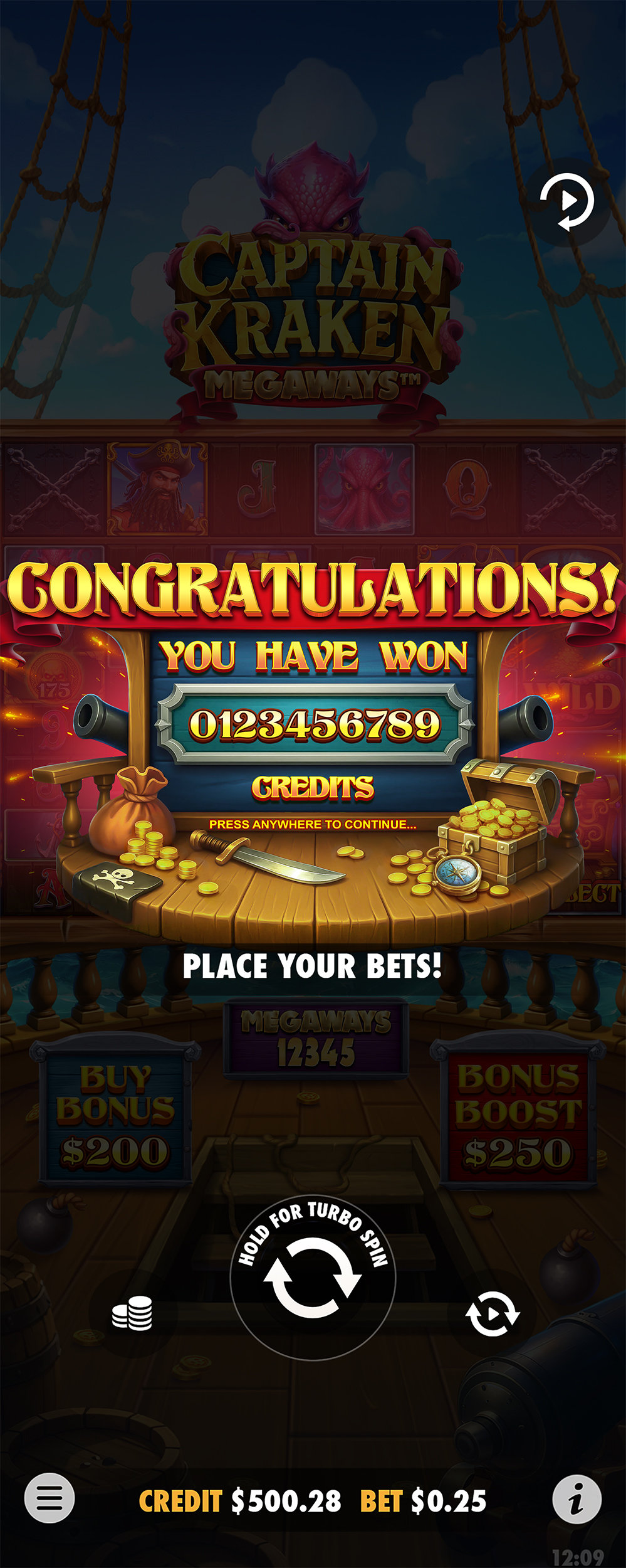 Captain Kraken Megaways™ - screenshot with slot description 6